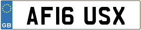 Truck License Plate